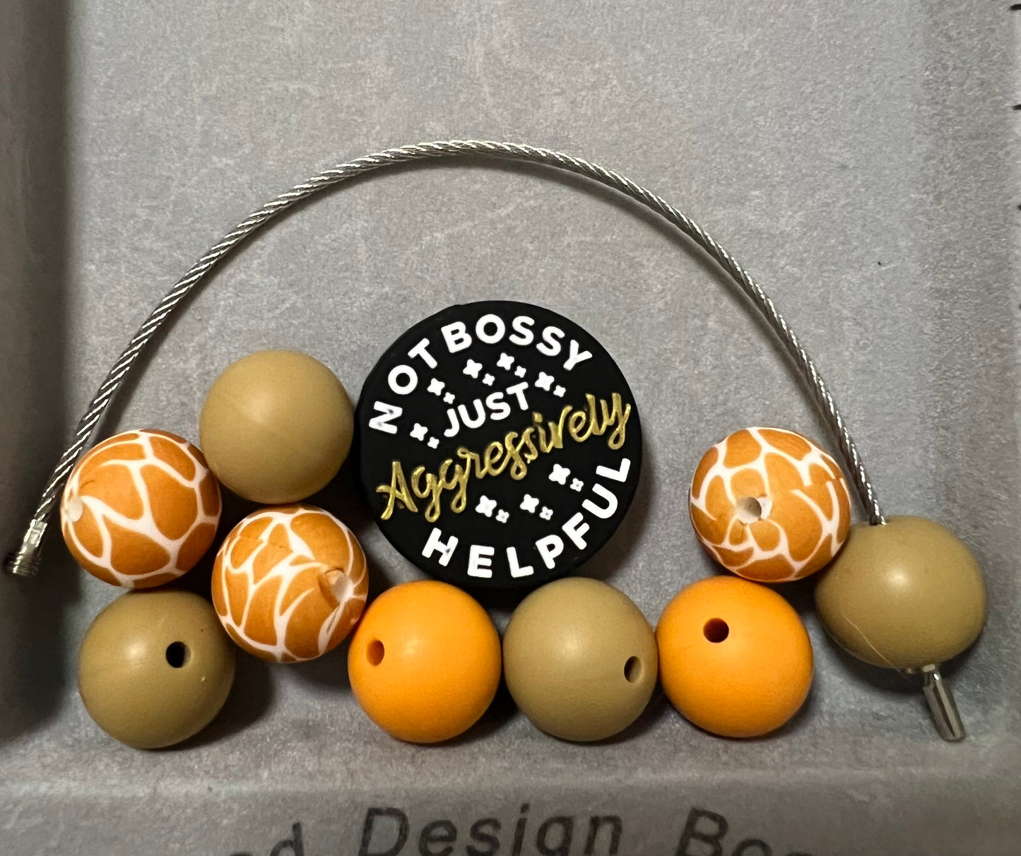 Cup Charm Kit - Aggressively Helpful
