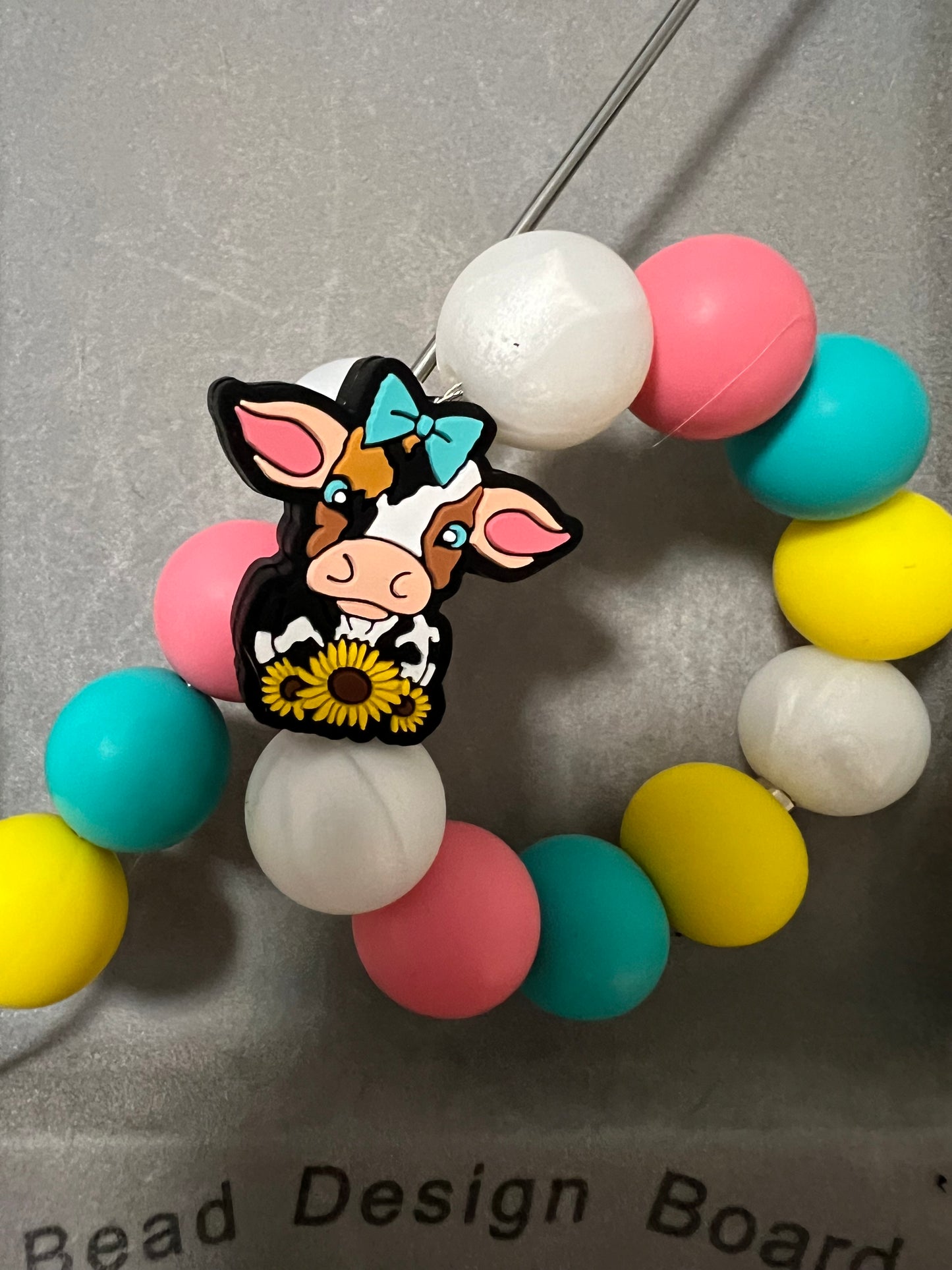 Cup Charm Kit - Baby Cow - BLUE