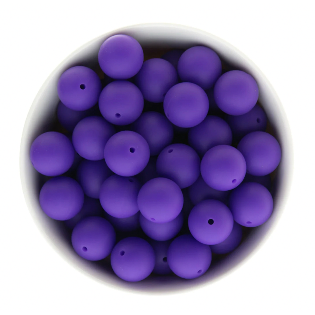 Round 19mm - Perennial Purple - 6