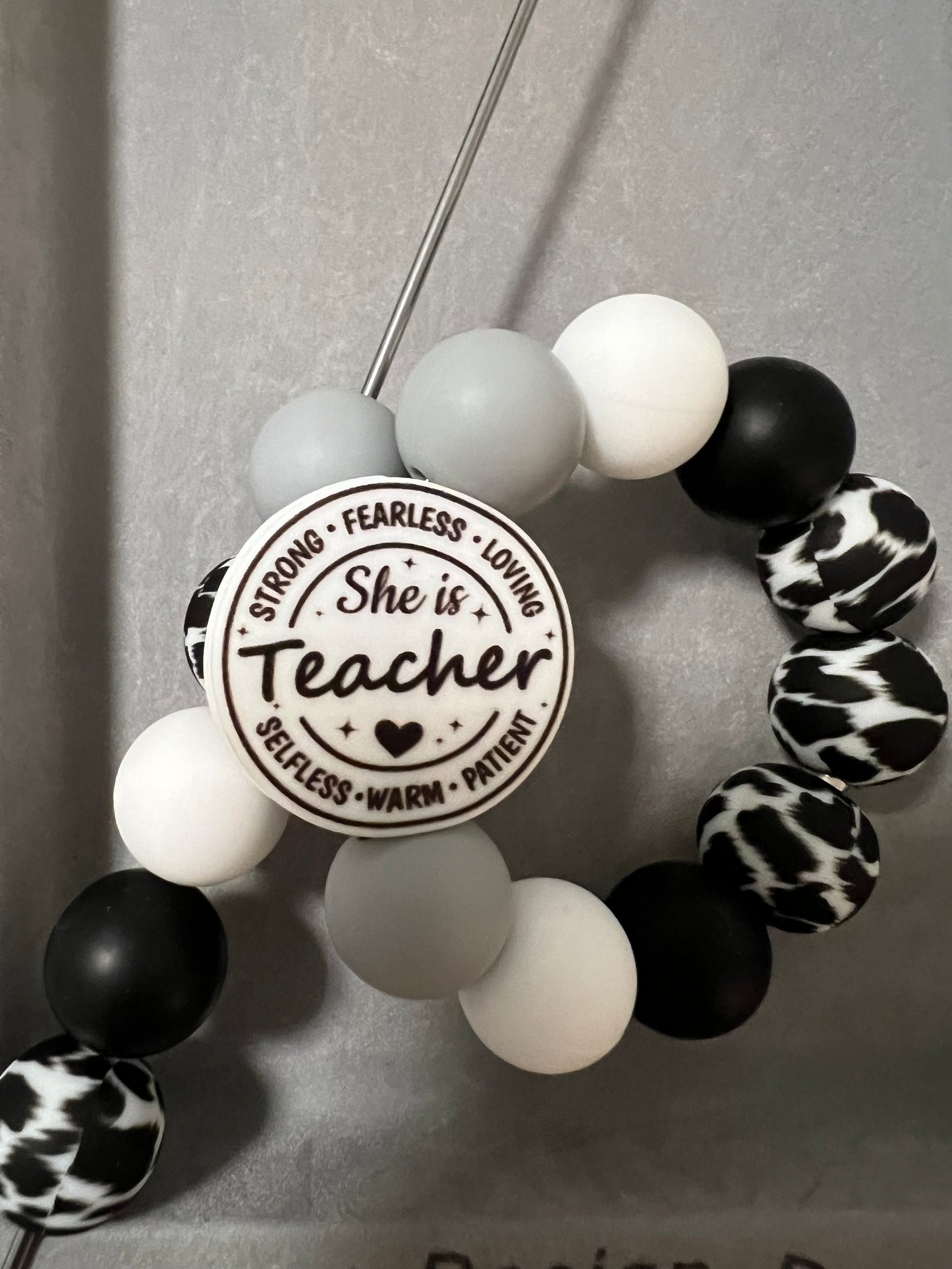 Cup Charm Kit - She is Teacher