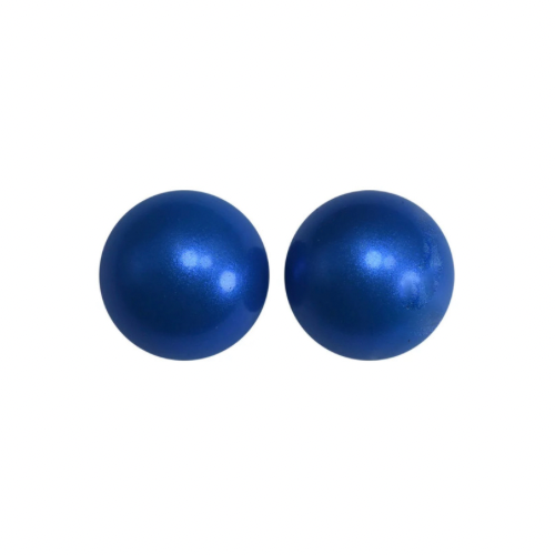 Spacers - 14-15mm Metallic Silicone Hexagon Round Beads