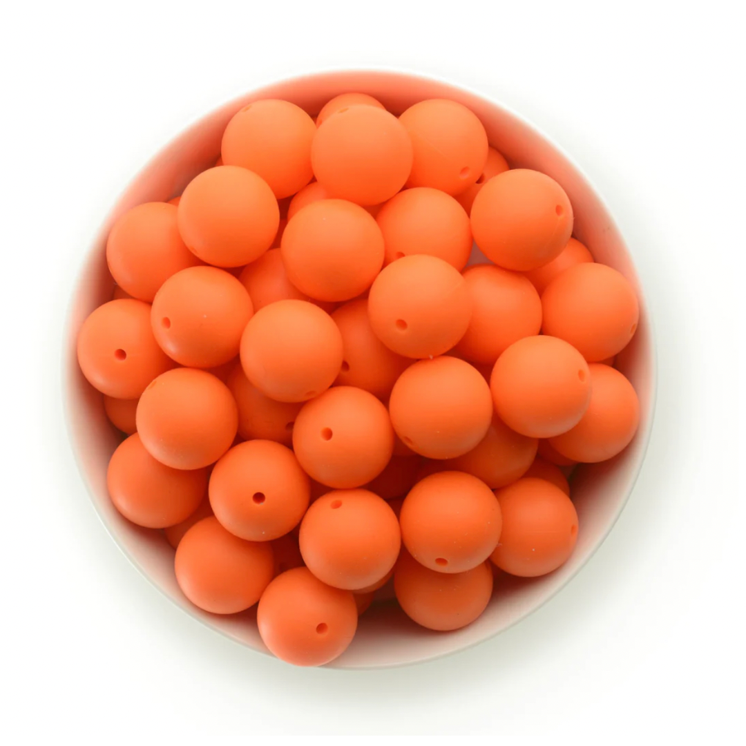 Round 19mm - Tangerine Orange - 8