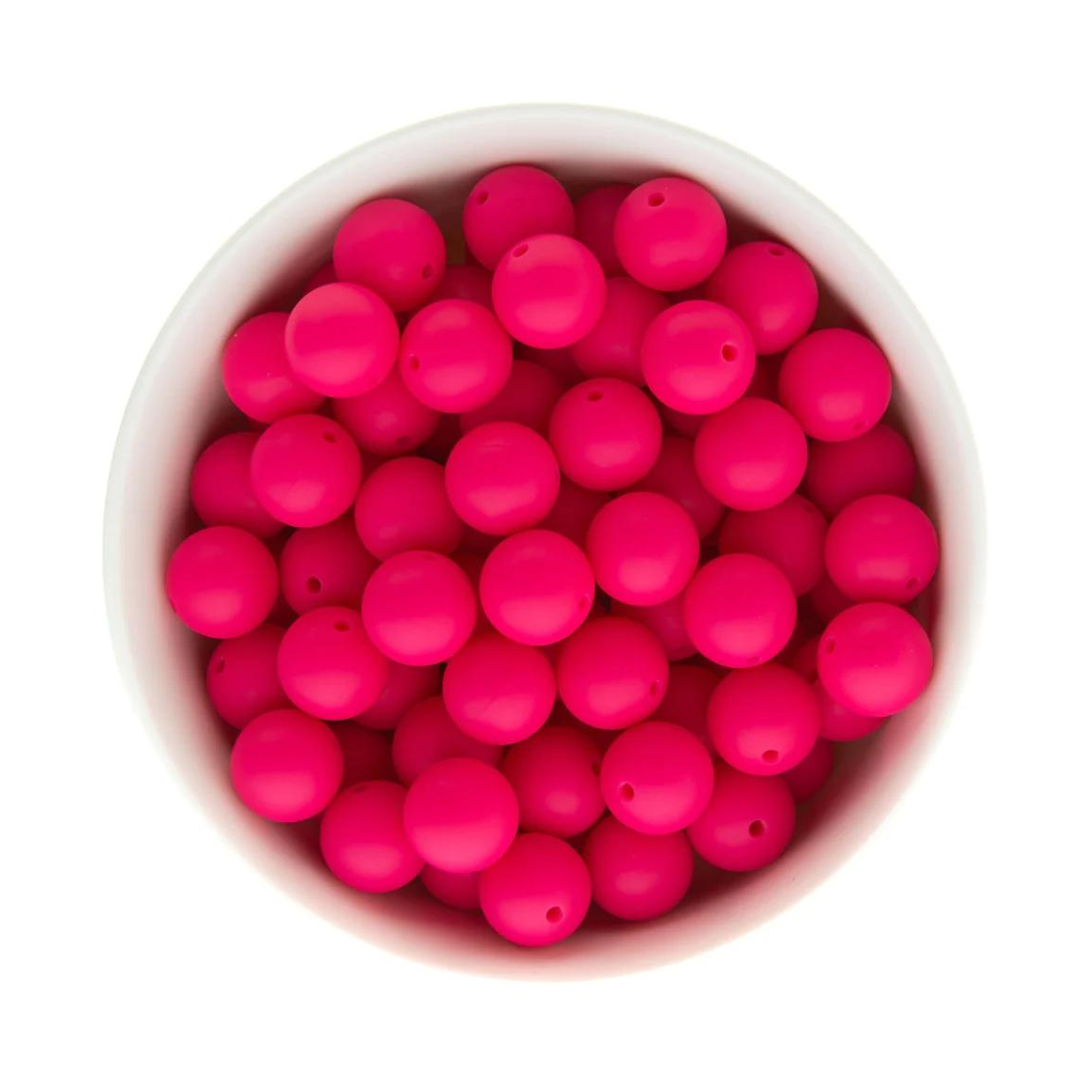 Round 15mm - Neon Pink - 3