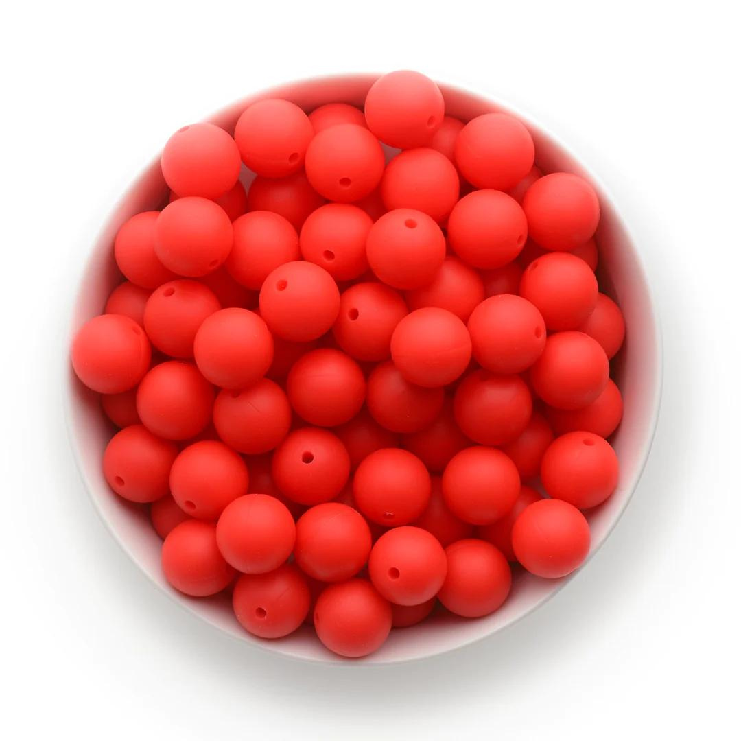 Round 15mm - Red - 52