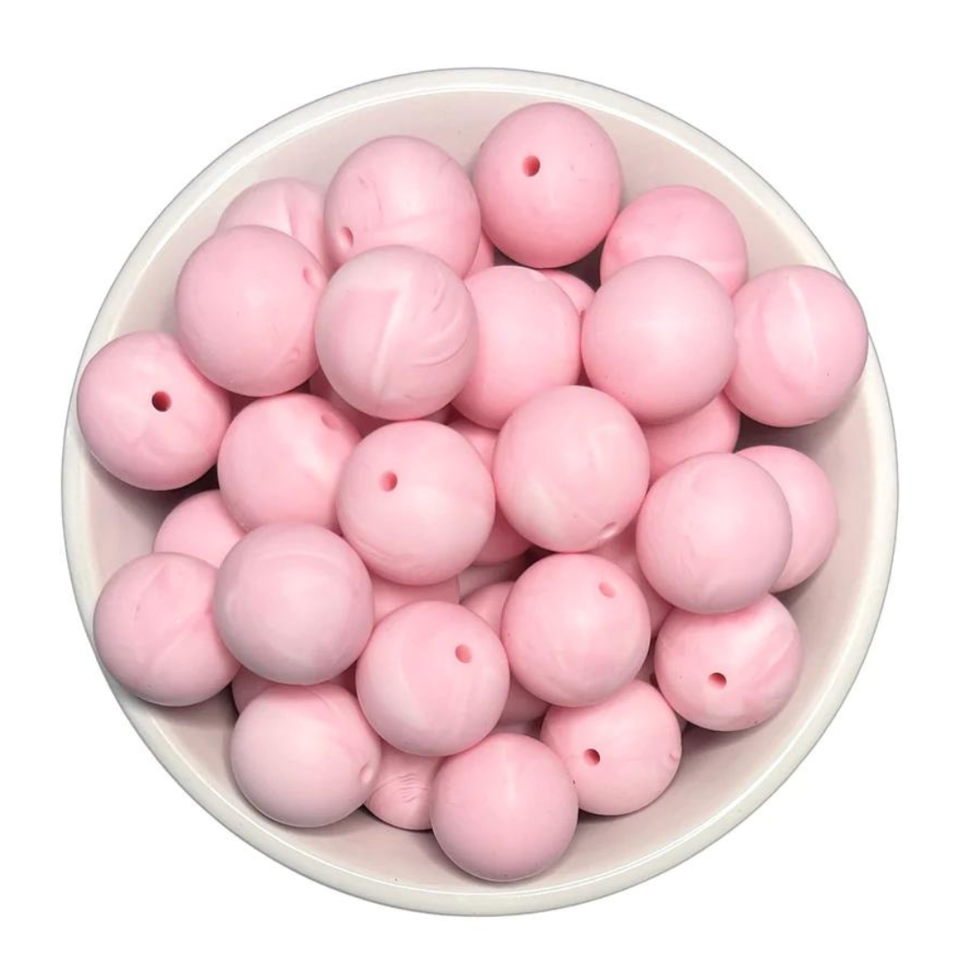 Round 19mm - Pink Marble - 61