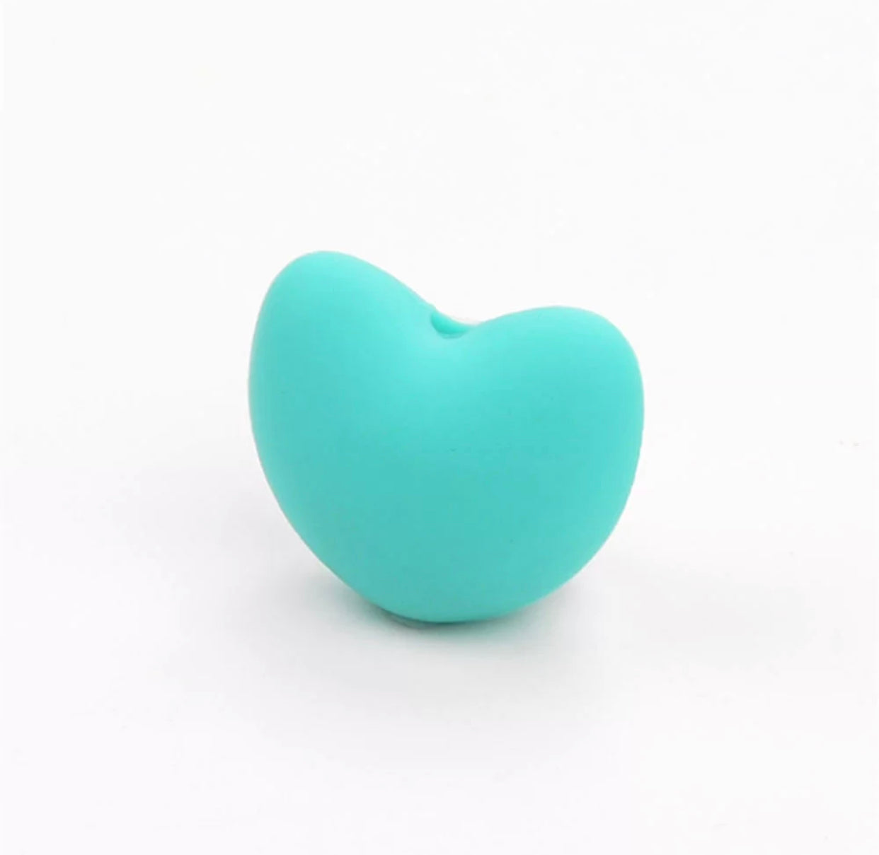 Spacers - Heart Silicone Beads