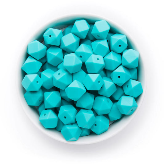 Hexagon 14mm - Turquoise - 1
