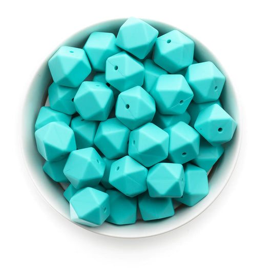 Hexagon 17mm - Turquoise - 1