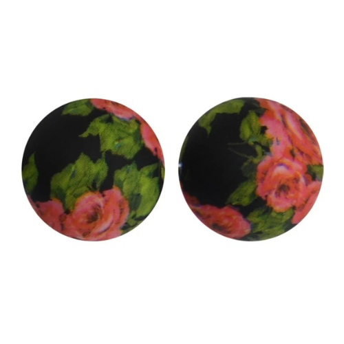 Printed 15mm - Floral Rose - 309