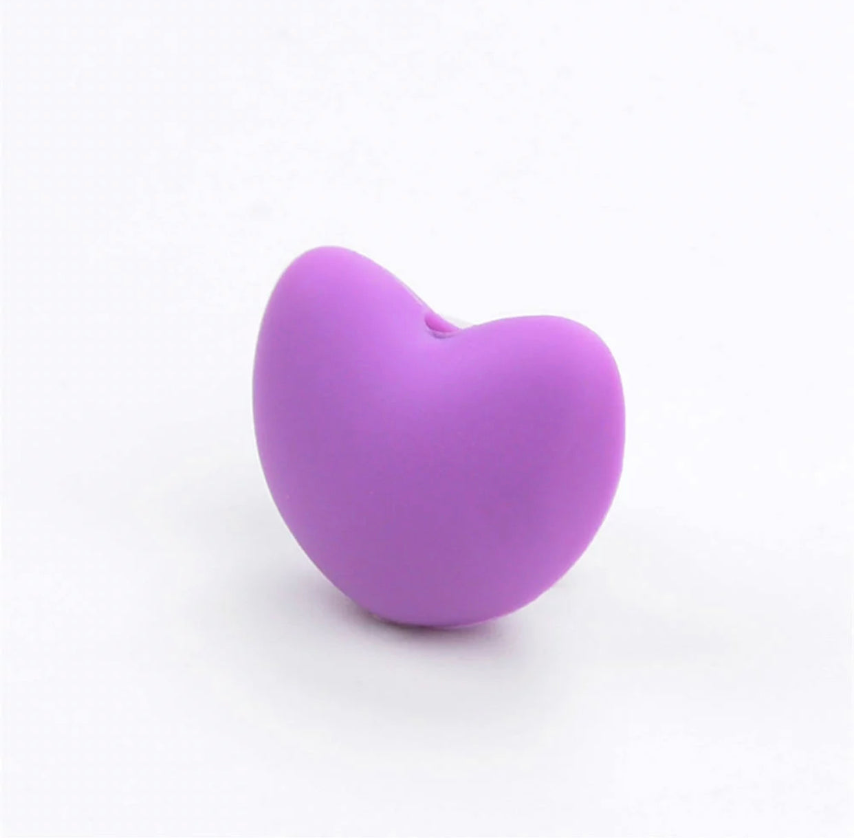 Spacers - Heart Silicone Beads