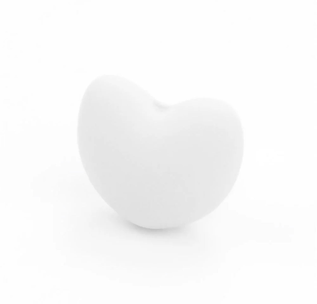 Spacers - Heart Silicone Beads