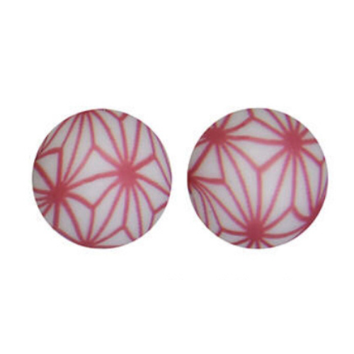 Printed 15mm - Pink Floral - 444