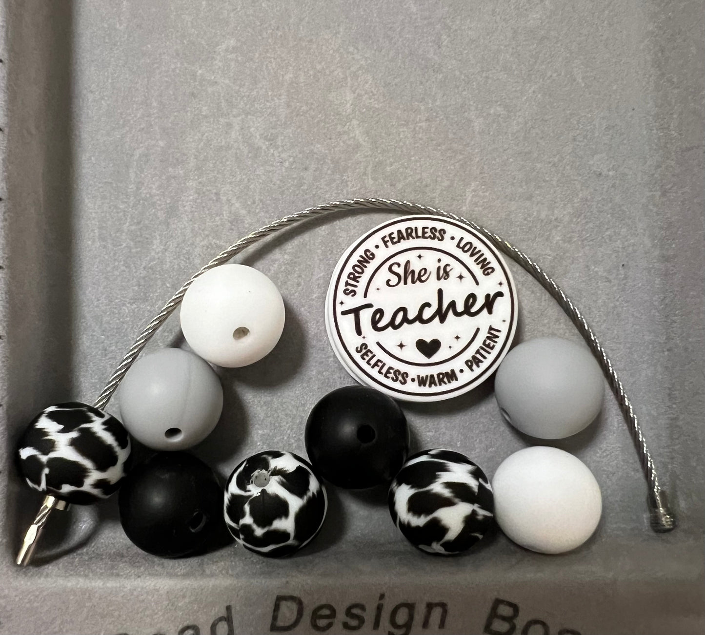 Cup Charm Kit - She is Teacher