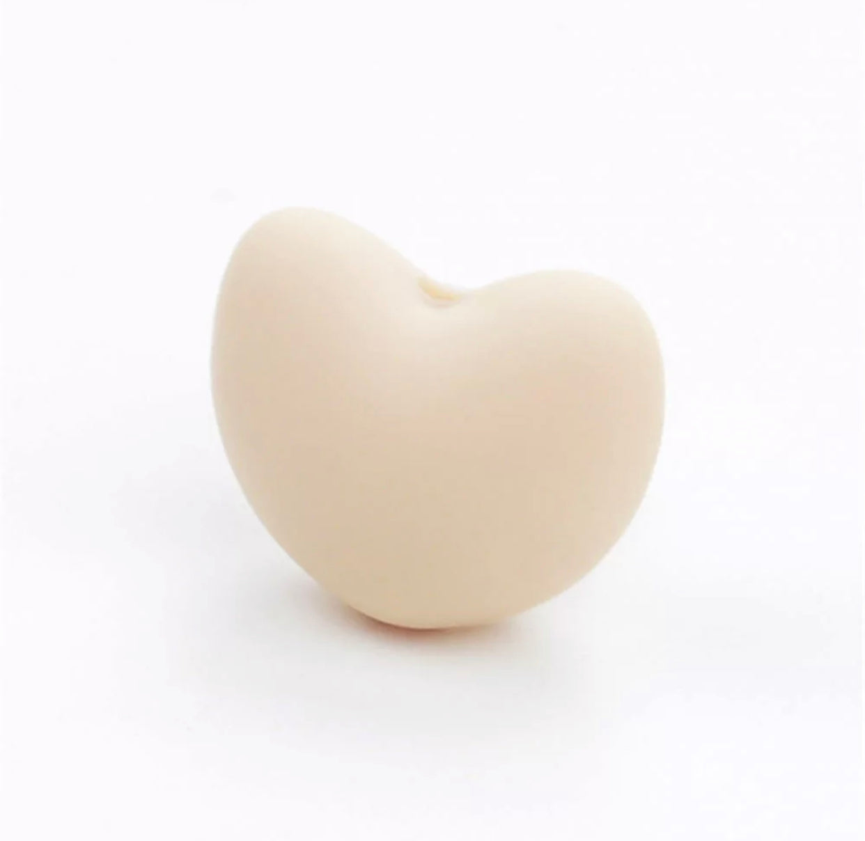 Spacers - Heart Silicone Beads