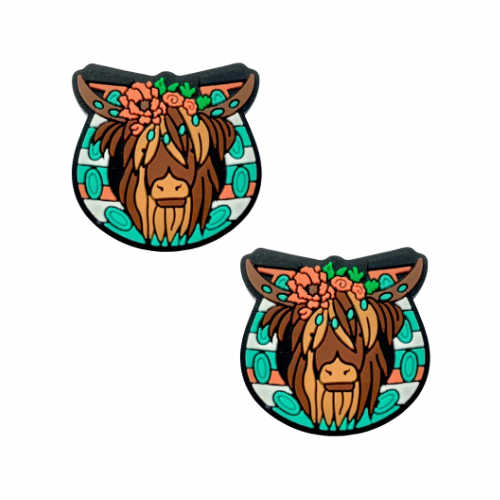 Focal - Teal Highland Cow