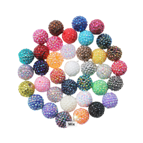 Spacers - 22mm Rhinestones