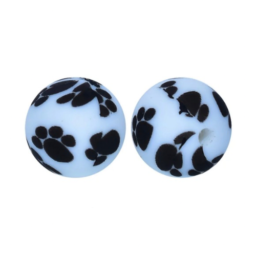 Printed 15mm - Paw Print - 48