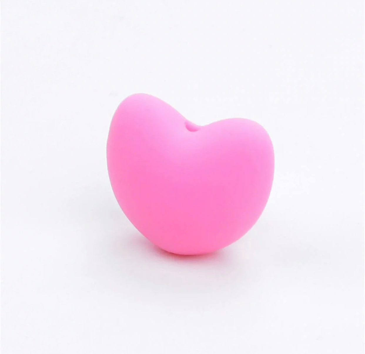 Spacers - Heart Silicone Beads