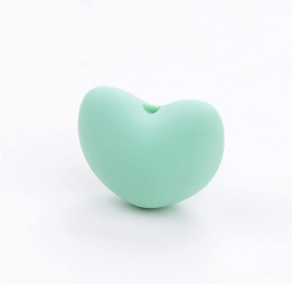 Spacers - Heart Silicone Beads