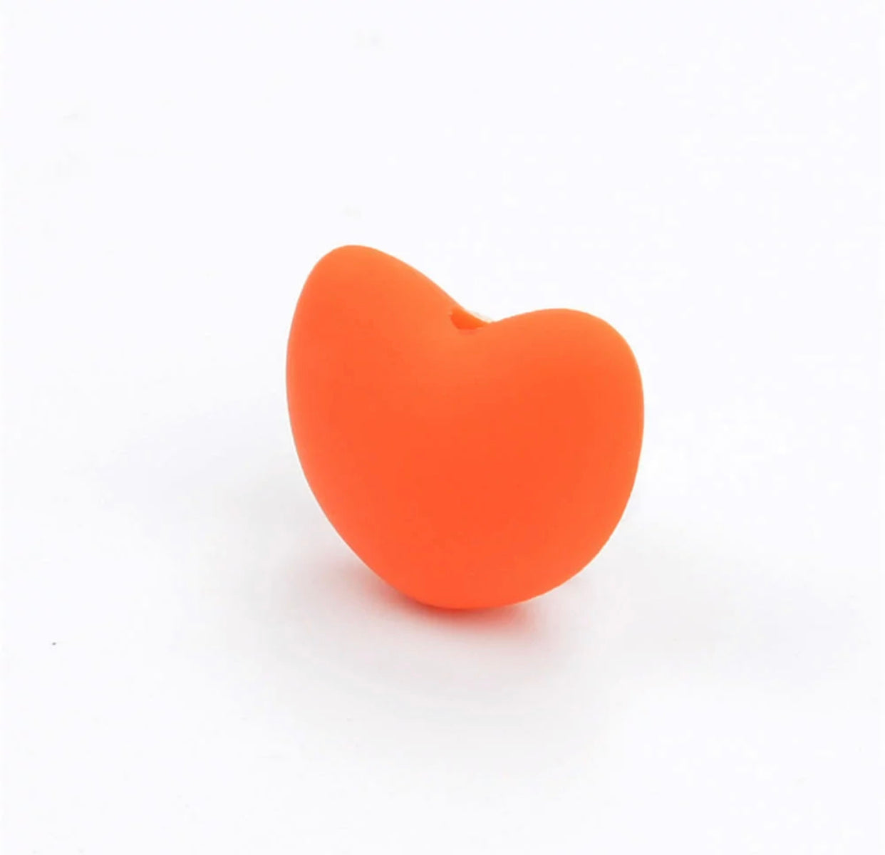 Spacers - Heart Silicone Beads