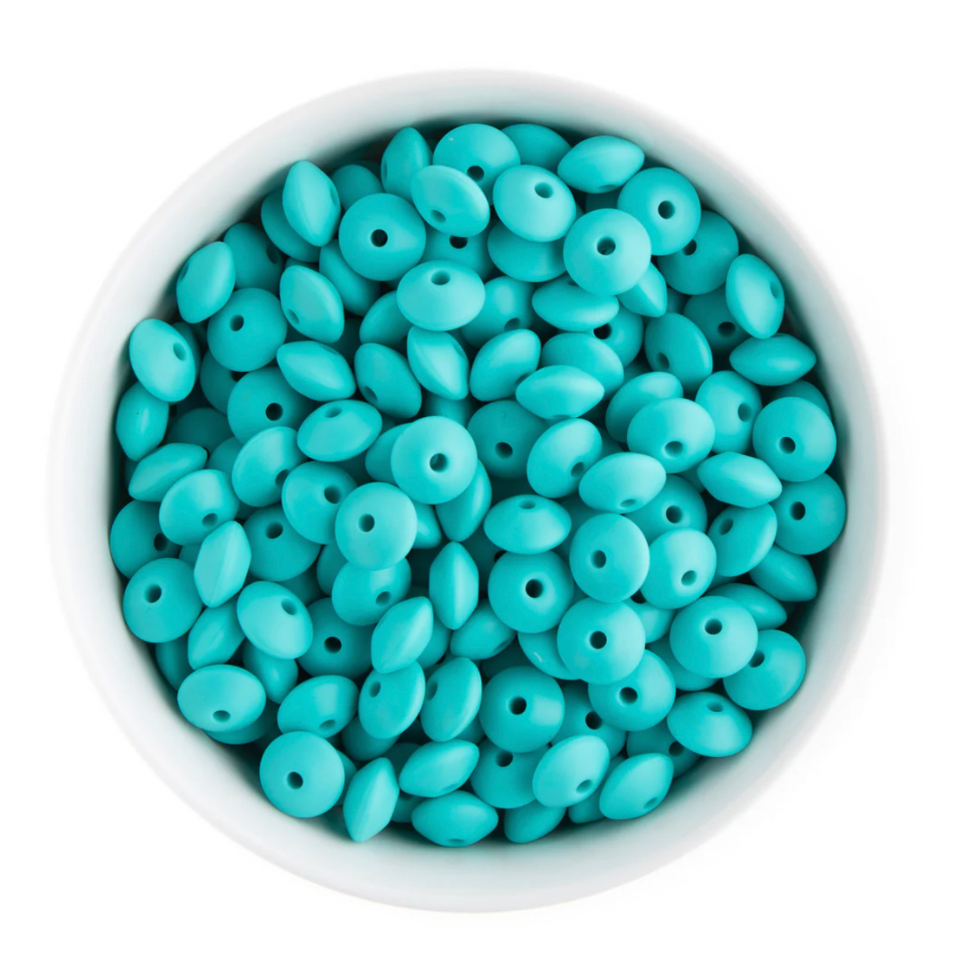 Lentil 12mm - Turquoise - 1