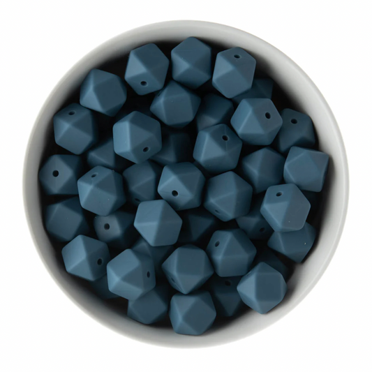 Hexagon 14mm - Flannel Blue - 112
