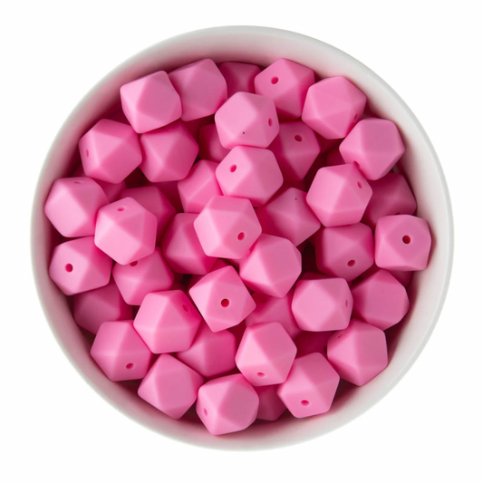Hexagon 14mm - Bubblegum Pink - 33