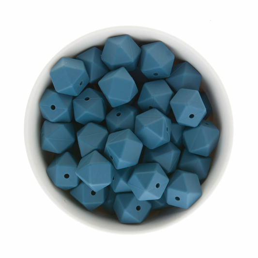 Hexagon 17mm - Flannel Blue - 112
