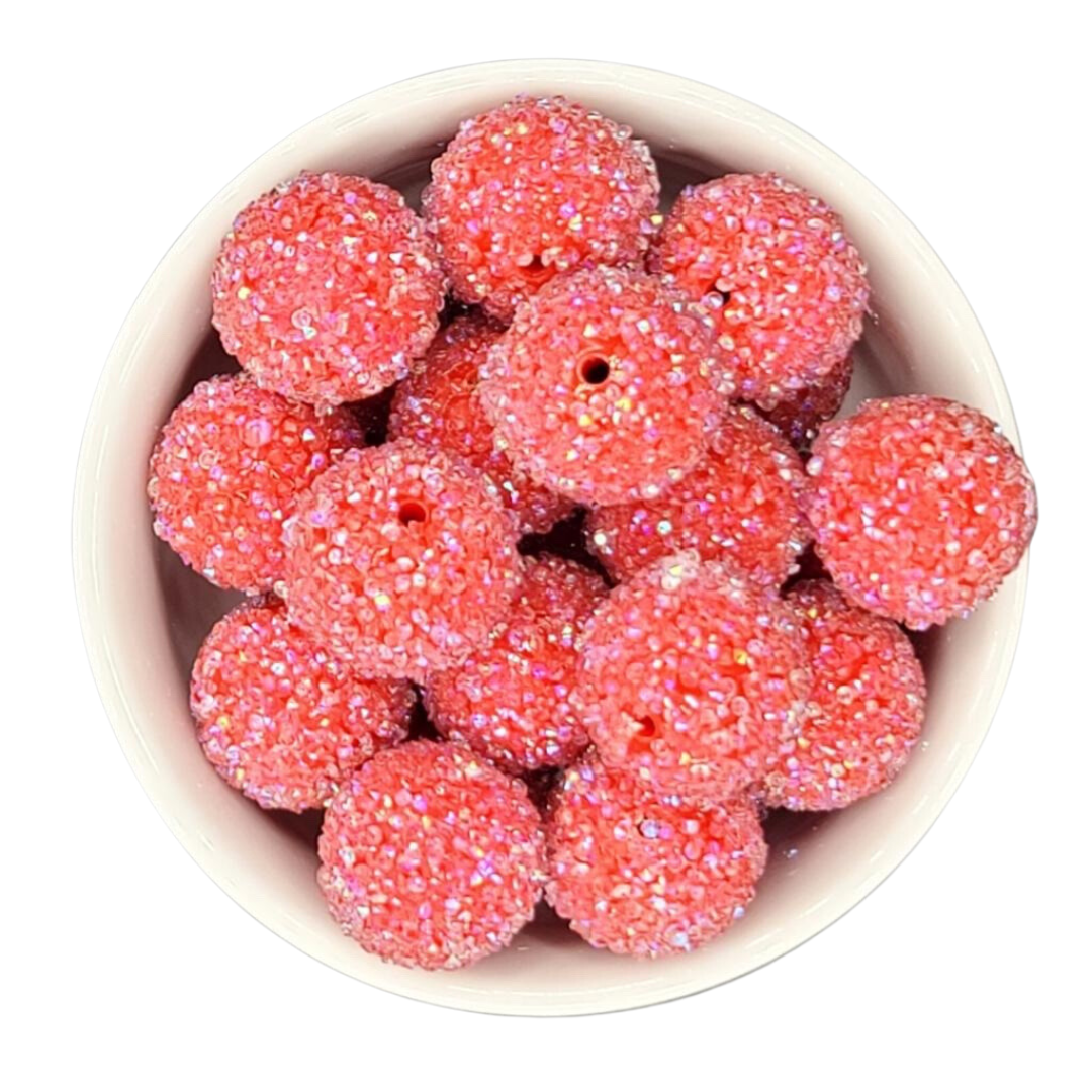 Bubblegum Acrylic Sugar Beads 20mm