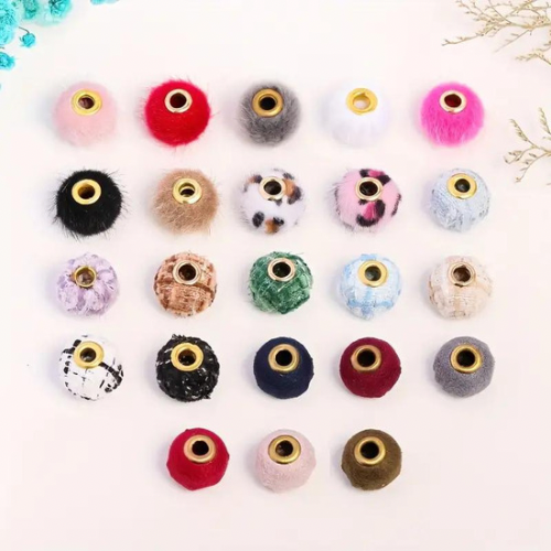 Spacers - 10mm Plush Large Hole Spacer Bead