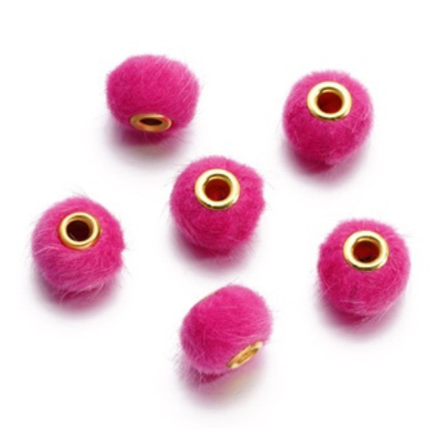 Spacers - 10mm Plush Large Hole Spacer Bead