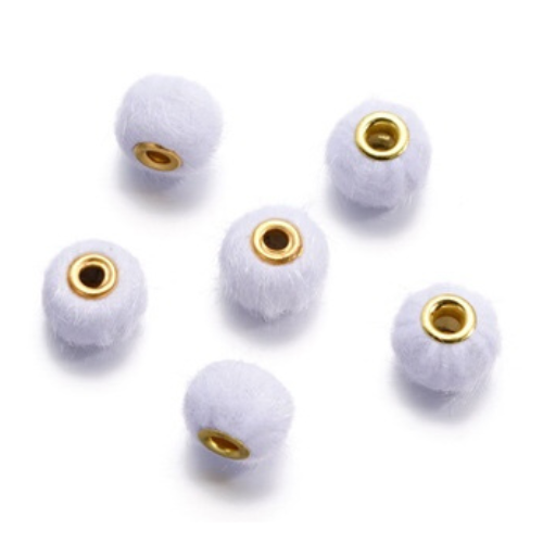 Spacers - 10mm Plush Large Hole Spacer Bead