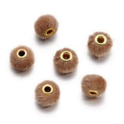 Spacers - 10mm Plush Large Hole Spacer Bead