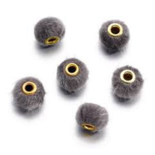 Spacers - 10mm Plush Large Hole Spacer Bead