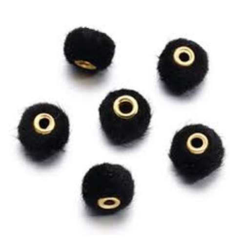 Spacers - 10mm Plush Large Hole Spacer Bead