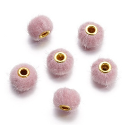 Spacers - 10mm Plush Large Hole Spacer Bead