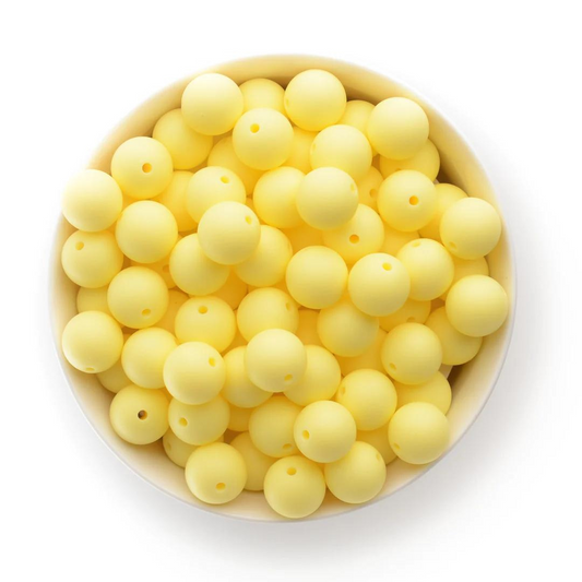 Round 15mm - Butter Yellow - 32