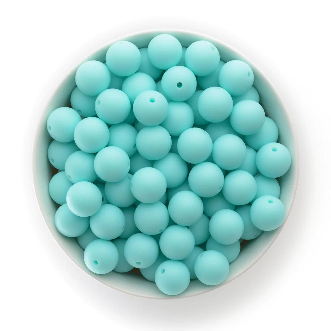 Round 15mm - Robin's Egg Blue - 82