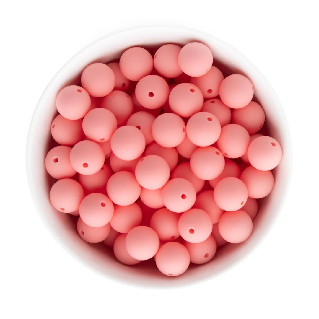 Round 15mm - Grapefruit Pink - 107