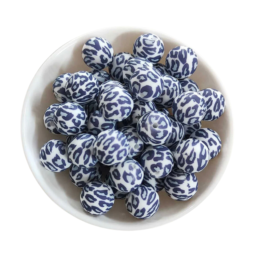 Printed 15mm - Blue Leopard -4