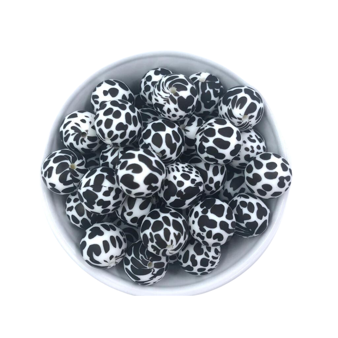 Bulk Printed Sale 15mm - Black Cow - 15