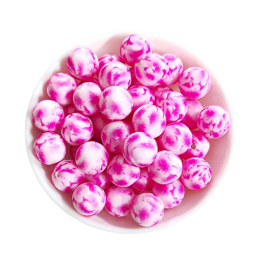 Printed 19mm - Pink Flower - 36