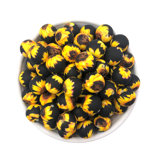 Printed 15mm - Sunflower Yellow - 41